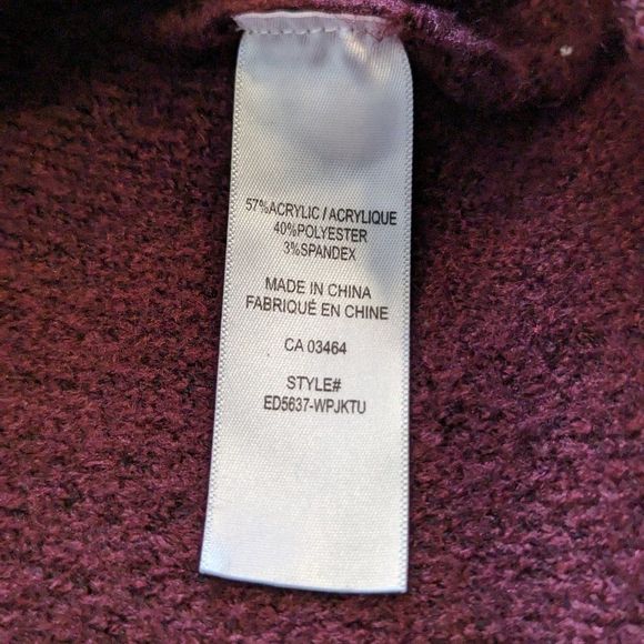 Ricki's Single Button Cowl Neck Long Sleeve Cardigan Long Sleeve Size XS - Picture 9 of 11